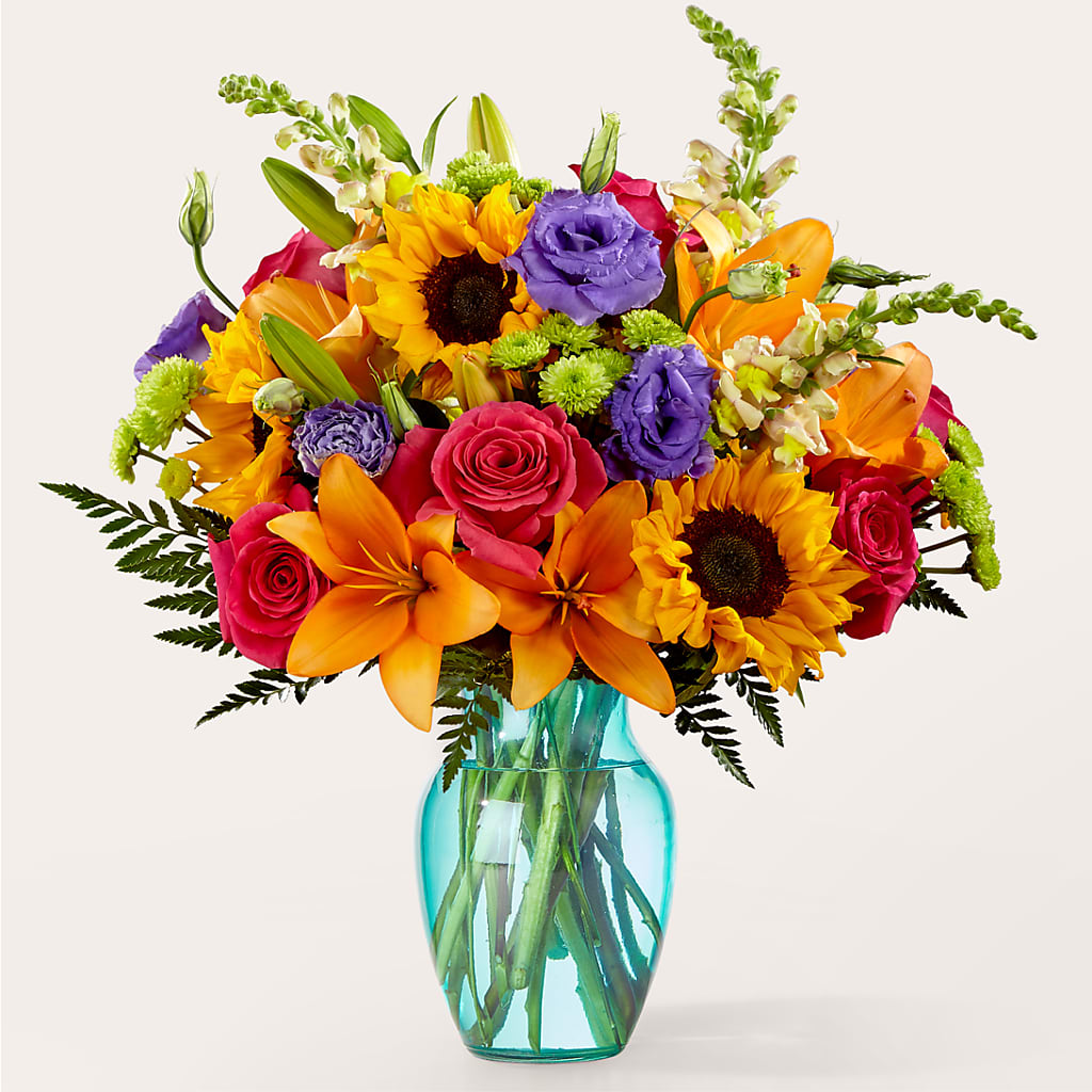 Double Rainbow Bouquet – Raleighflowerexpress Llc, Holly Springs NC