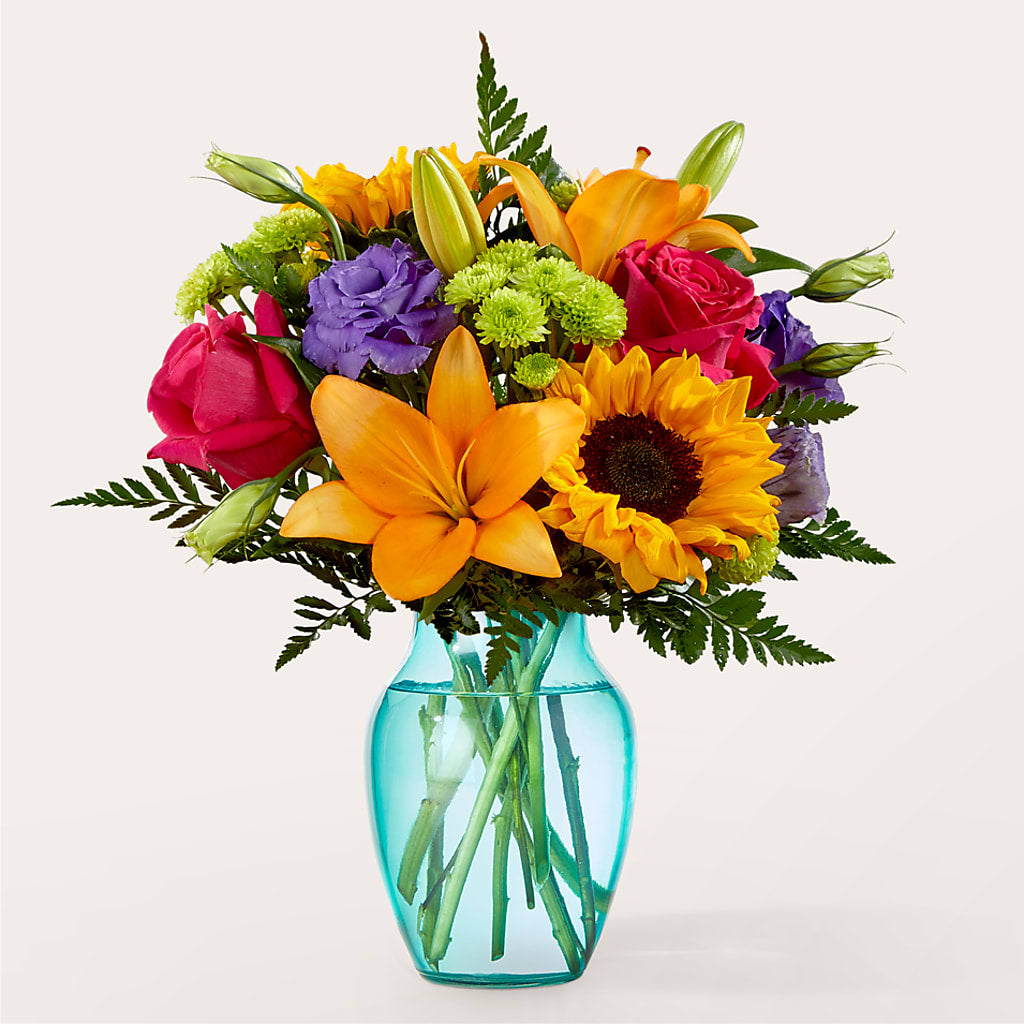 Double Rainbow Bouquet – Raleighflowerexpress Llc, Holly Springs NC