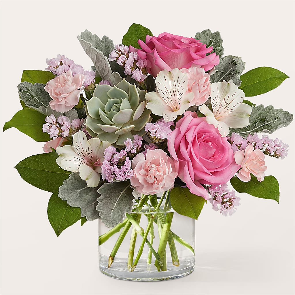 Dusty Rose Bouquet – Raleighflowerexpress Llc, Holly Springs NC