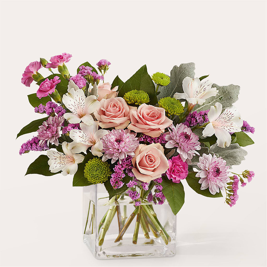 Pink Suede Bouquet – Raleighflowerexpress Llc, Holly Springs NC