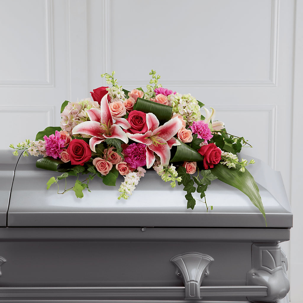 Splendid Grace Casket Spray – Raleighflowerexpress Llc, Holly Springs NC