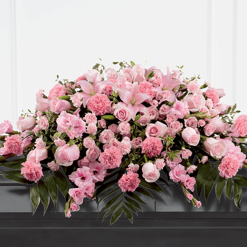 Garden of Comfort Casket Spray (Standard) – Raleighflowerexpress Llc, Holly Springs NC
