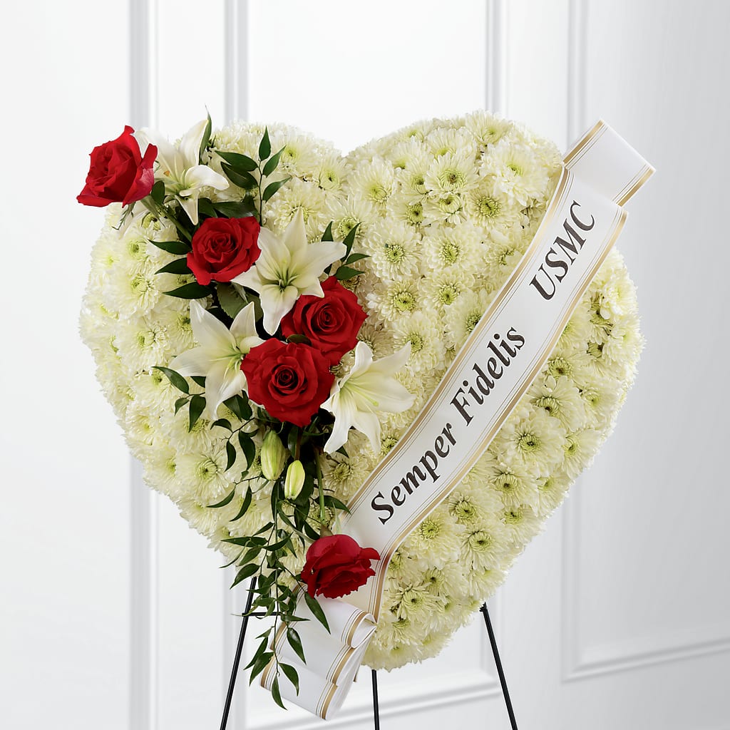 Heartfelt Hero Standing Heart – Raleighflowerexpress Llc, Holly Springs NC
