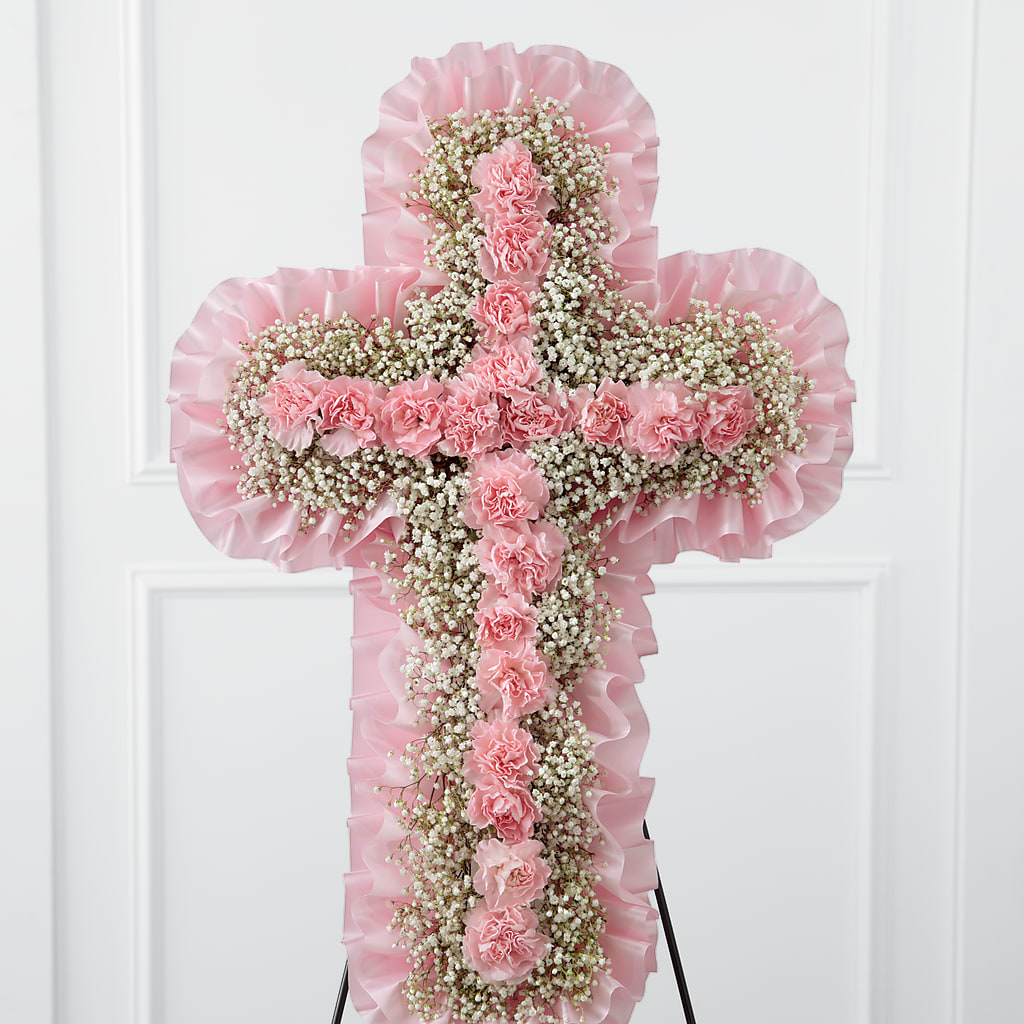 Angel's Cross Easel – Raleighflowerexpress Llc, Holly Springs NC