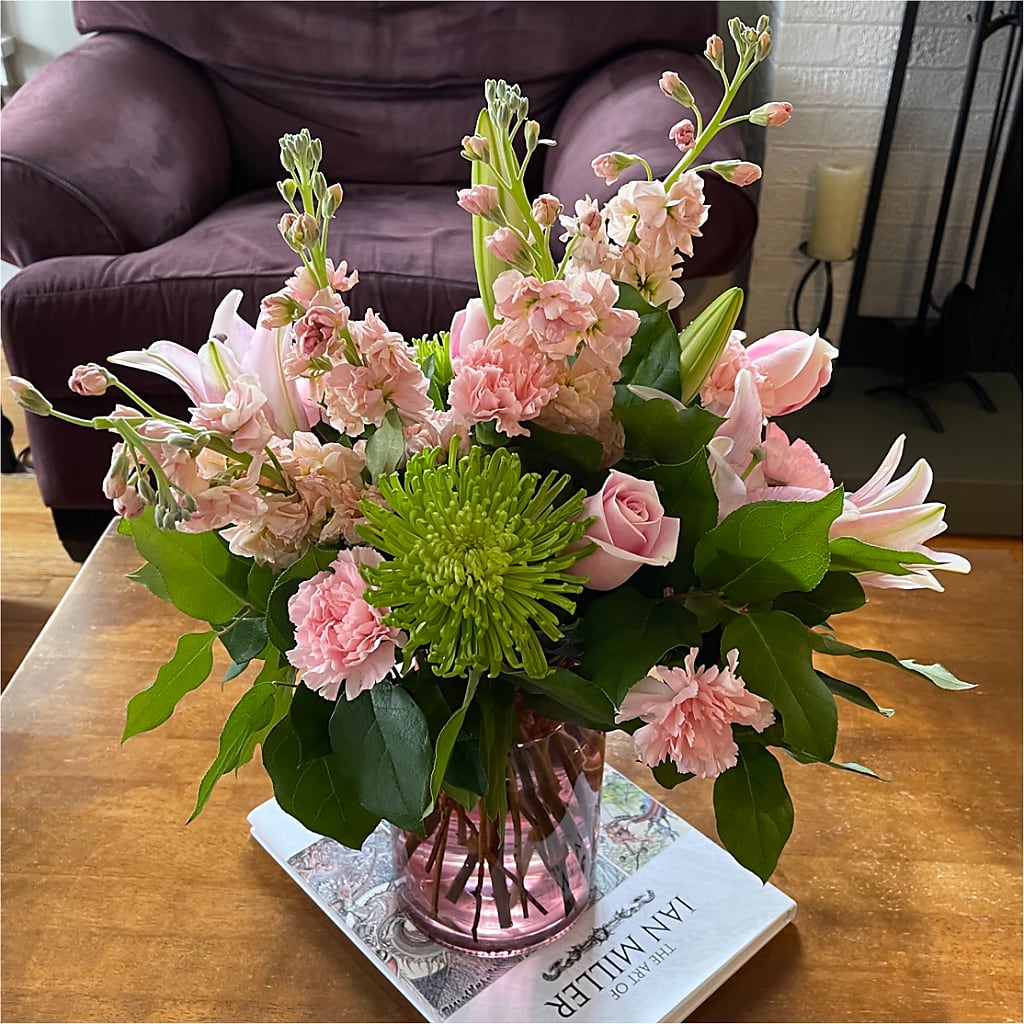Pretty in Pink Bouquet – Raleighflowerexpress Llc, Holly Springs NC