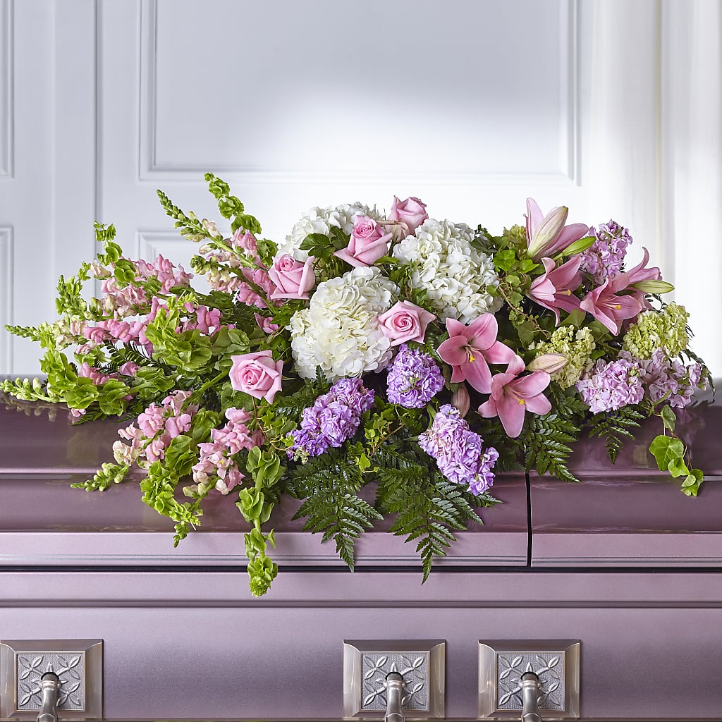 Life's Gratitude Casket Spray – Raleighflowerexpress Llc, Holly Springs NC