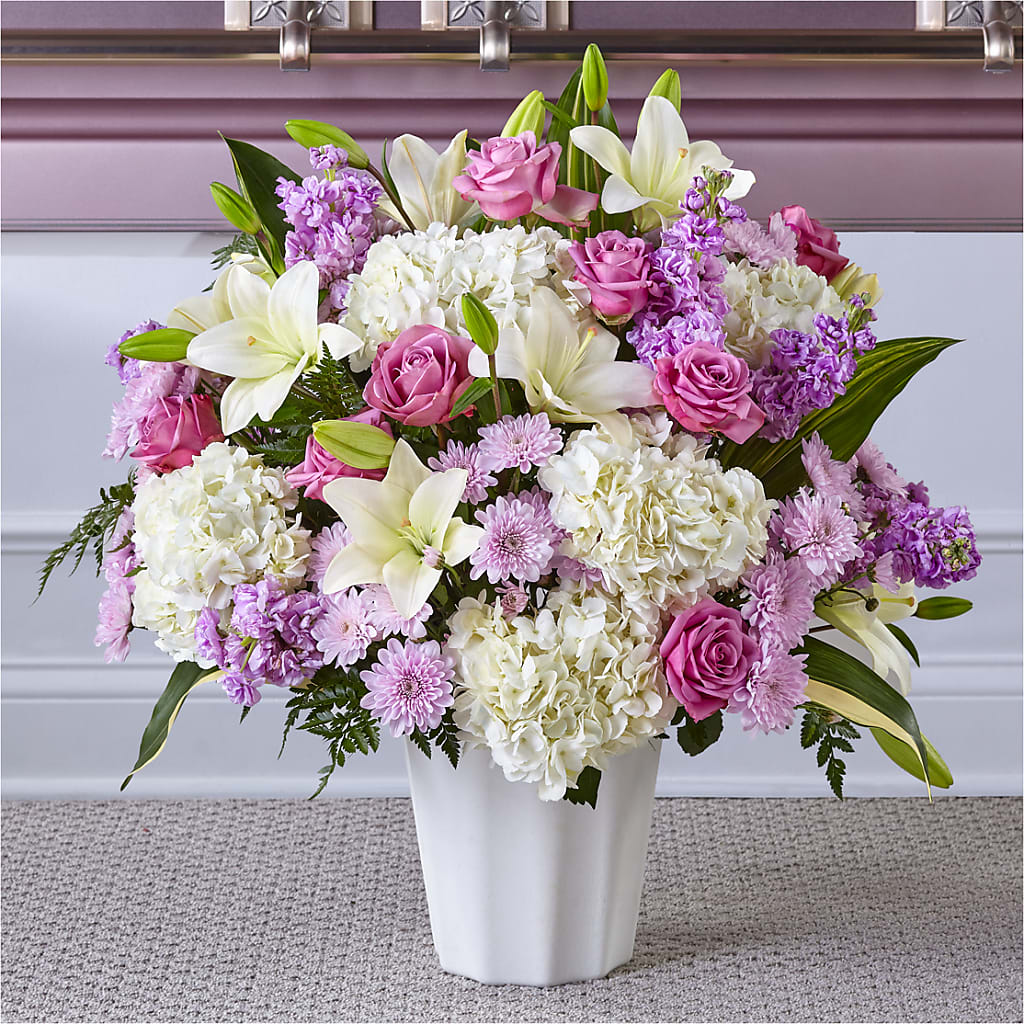 Heaven Sent Floor Basket – Raleighflowerexpress Llc, Holly Springs NC