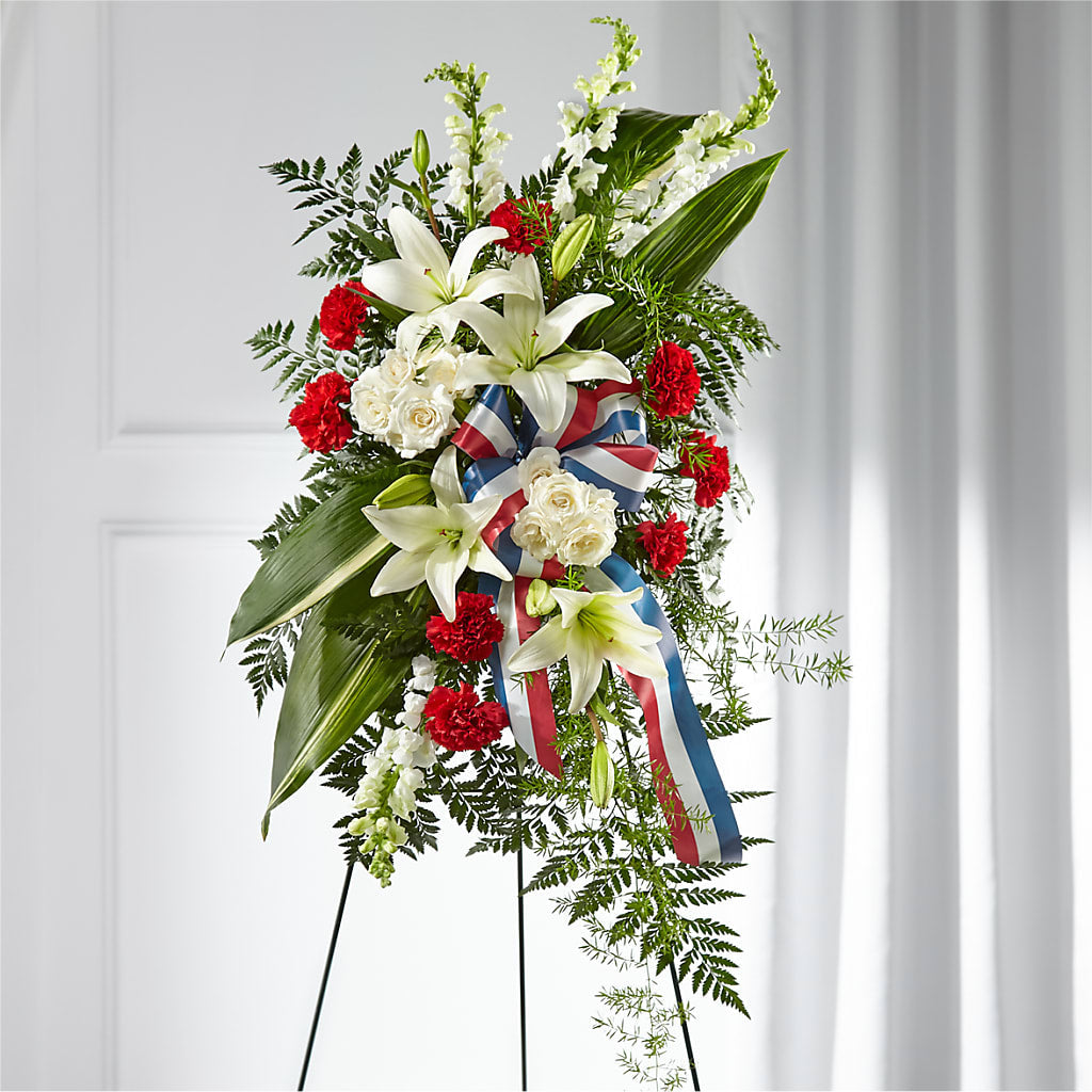 Stars of Life Standing Spray – Raleighflowerexpress Llc, Holly Springs NC