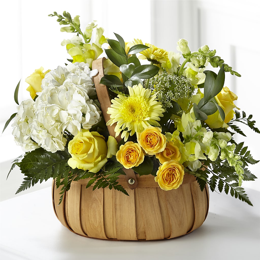 Rustic Remembrance Basket – Raleighflowerexpress Llc, Holly Springs NC