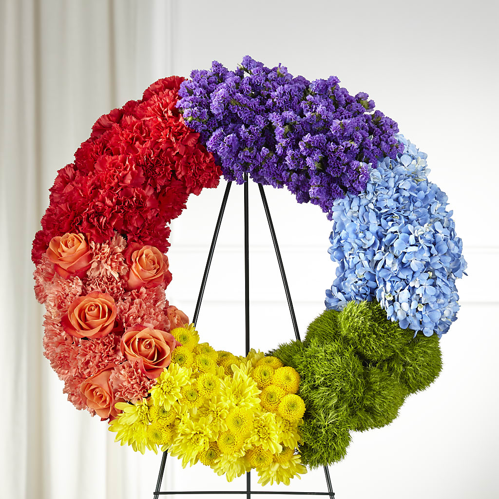 Circle of Love Wreath – Raleighflowerexpress Llc, Holly Springs NC