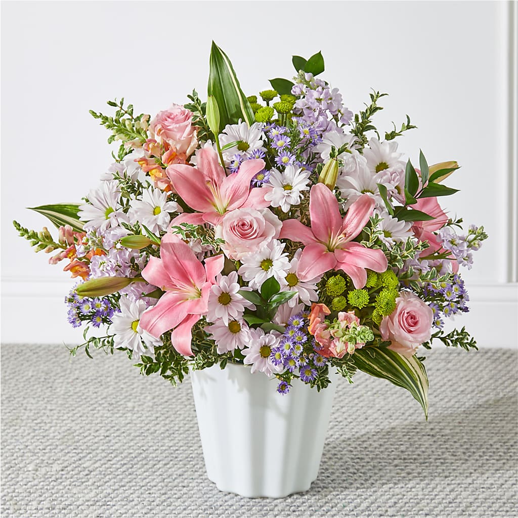 Abundant Compassion Floor Basket – Raleighflowerexpress Llc, Holly Springs NC
