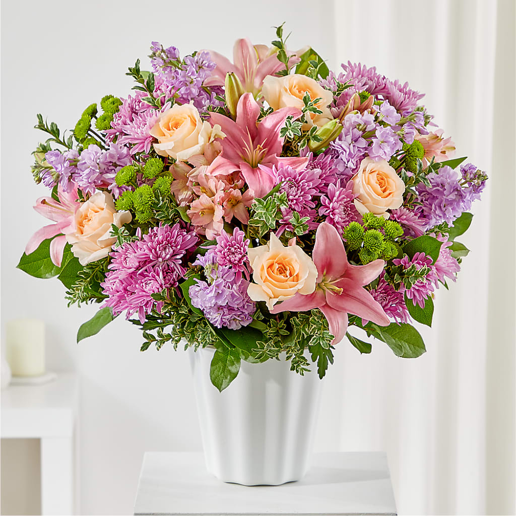 Supportive Embrace Tabletop Basket – Raleighflowerexpress Llc, Holly Springs NC