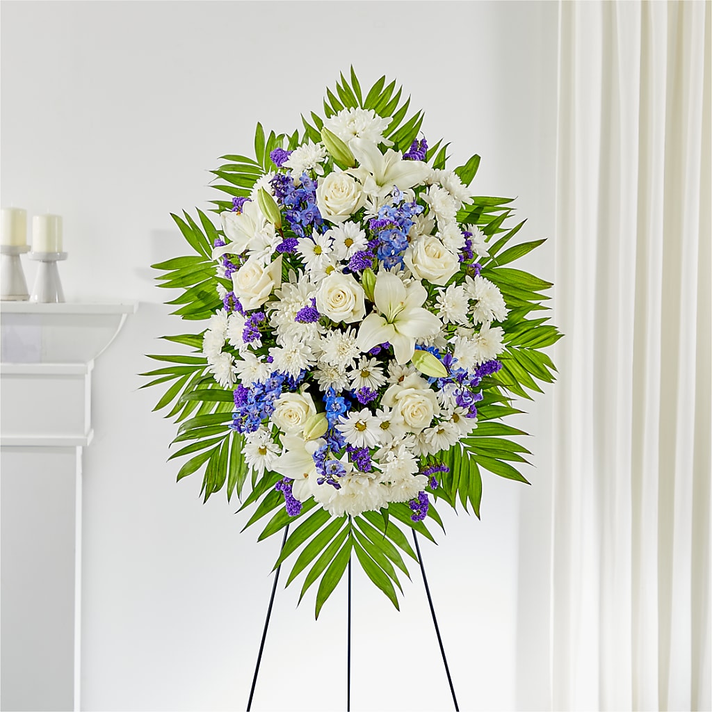 At Rest Standing Spray – Raleighflowerexpress Llc, Holly Springs NC