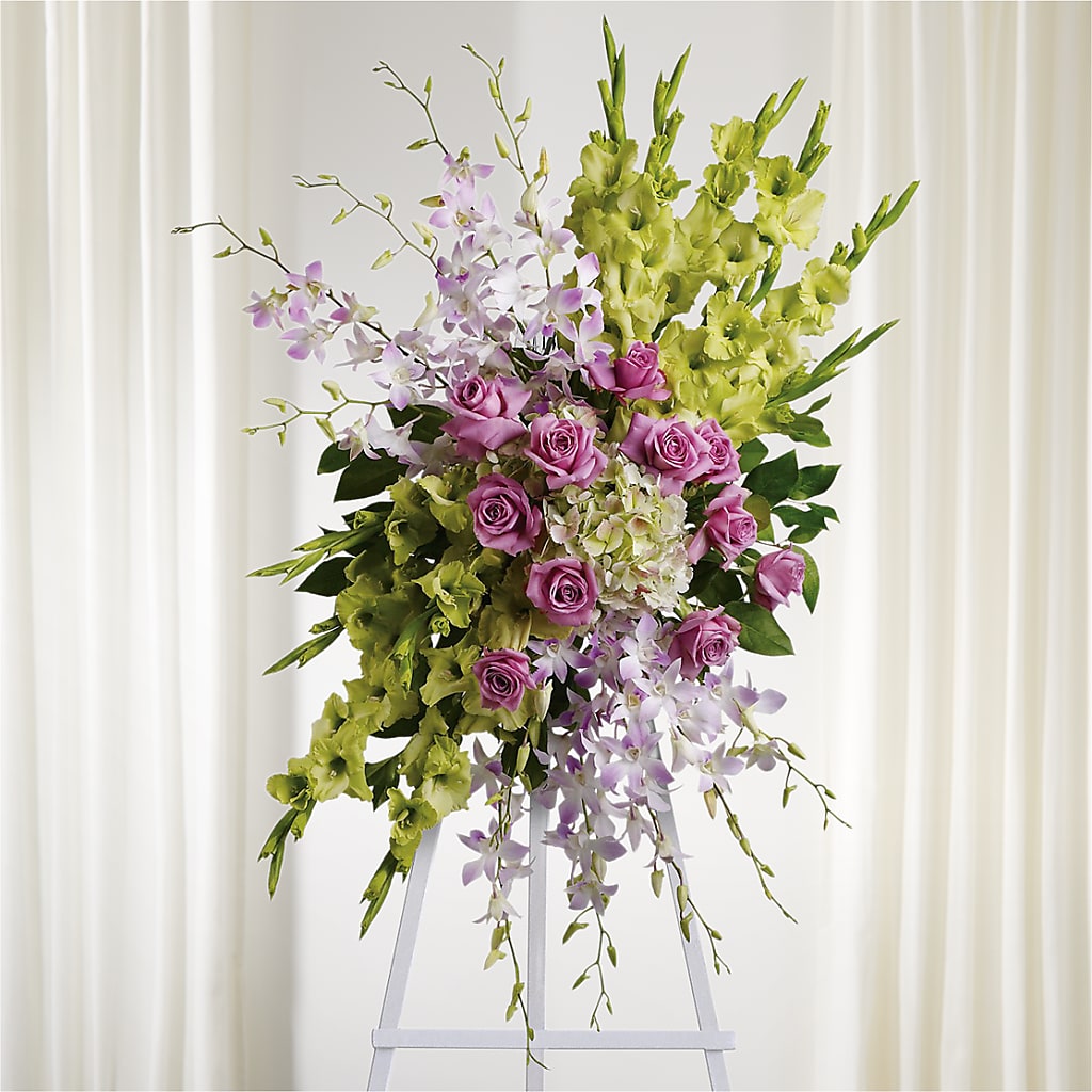 Lasting Legacy Standing Spray – Raleighflowerexpress Llc, Holly Springs NC