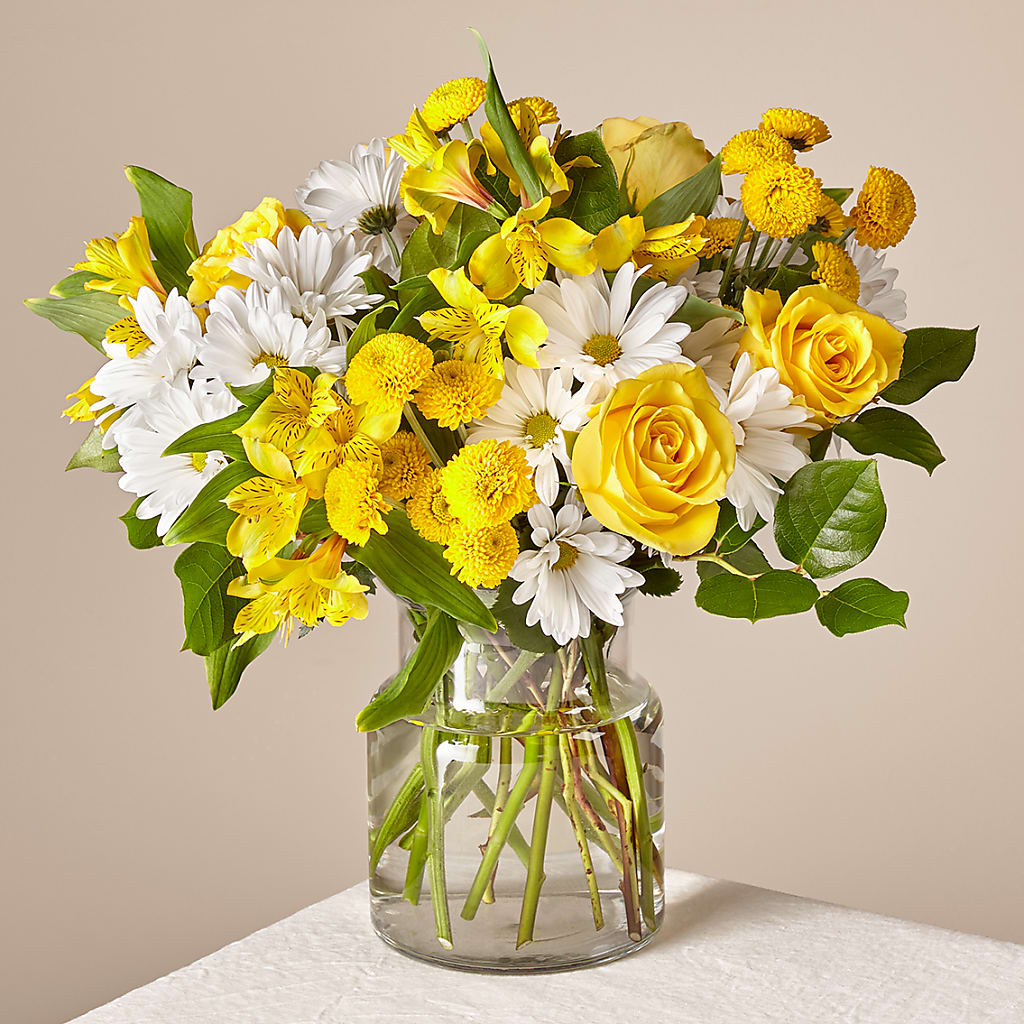 Sunny Sentiments Bouquet – Raleighflowerexpress Llc, Holly Springs NC