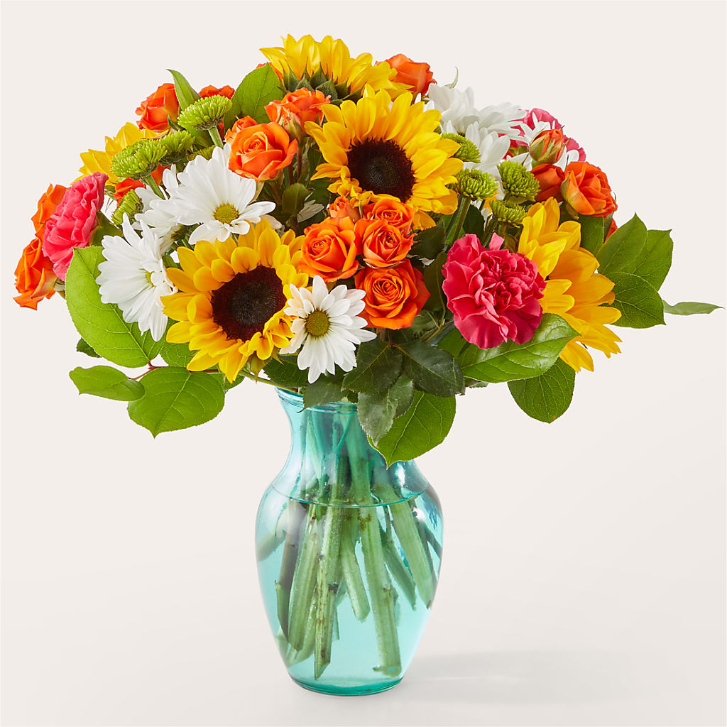 Sun-drenched Blooms Bouquet – Raleighflowerexpress Llc, Holly Springs NC