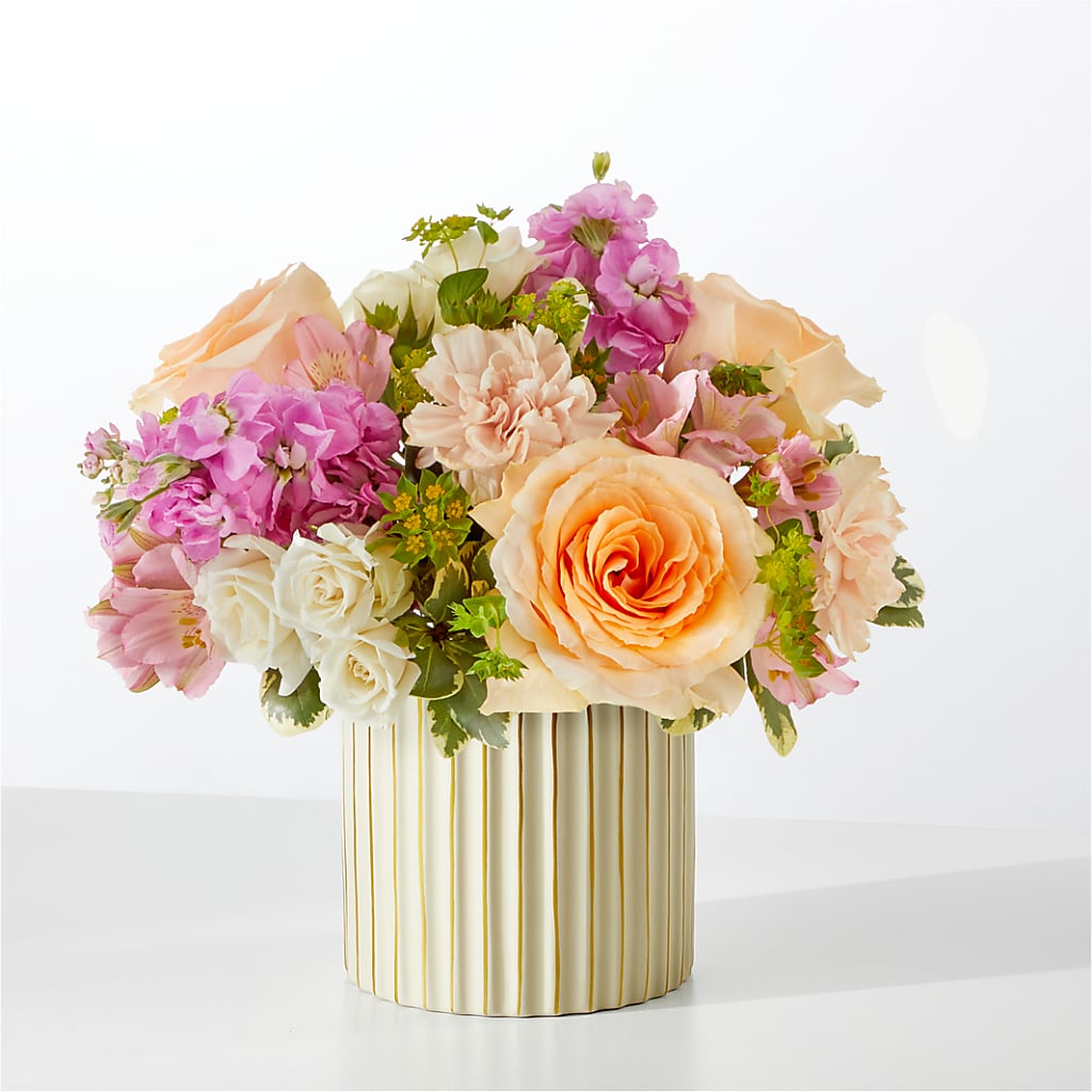 Paradise Bouquet with Ivory Vase – Raleighflowerexpress Llc, Holly Springs NC