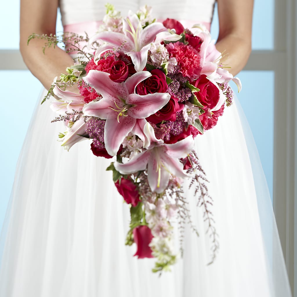 Lily & Rose Bouquet – Raleighflowerexpress Llc, Holly Springs NC