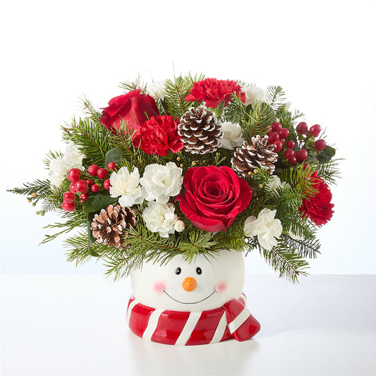 Jolly Snowman Bouquet –  Raleighflowerexpress Llc, Holly Springs NC
