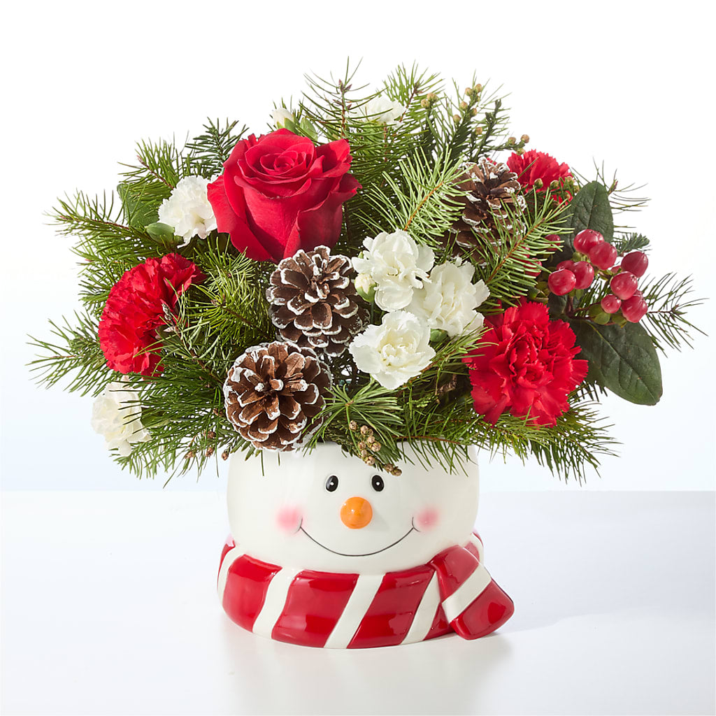 Jolly Snowman Bouquet –  Raleighflowerexpress Llc, Holly Springs NC