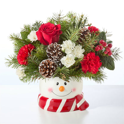 Jolly Snowman Bouquet –  Raleighflowerexpress Llc, Holly Springs NC