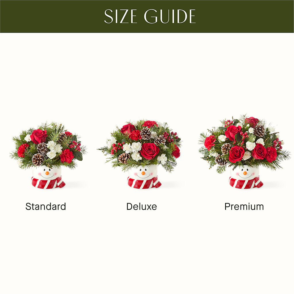 Jolly Snowman Bouquet –  Raleighflowerexpress Llc, Holly Springs NC