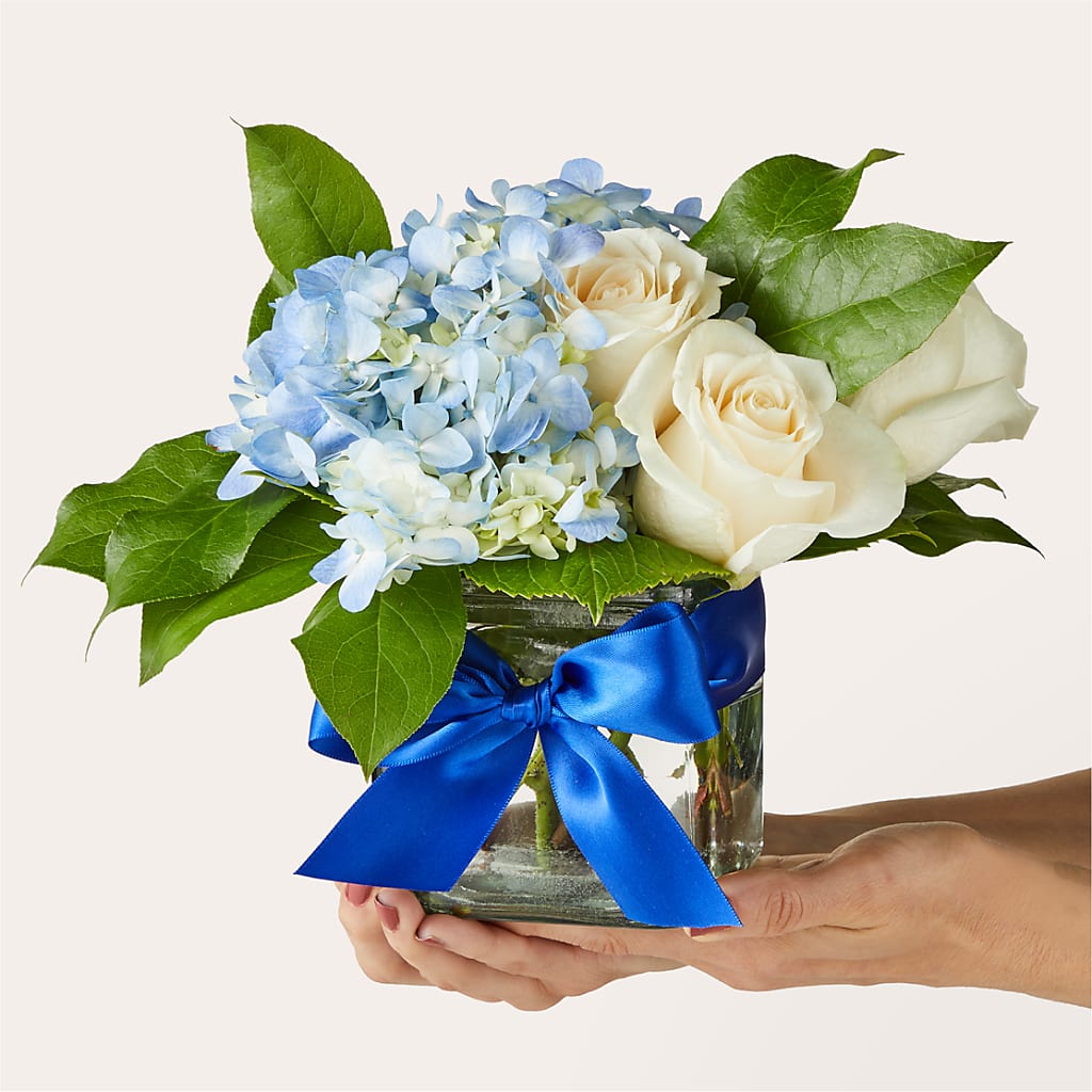 Sky Blue Delight Bouquet –  Raleighflowerexpress Llc, Holly Springs NC