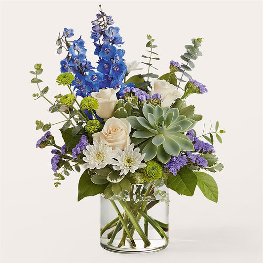 Cerulean Waves Bouquet –  Raleighflowerexpress Llc, Holly Springs NC