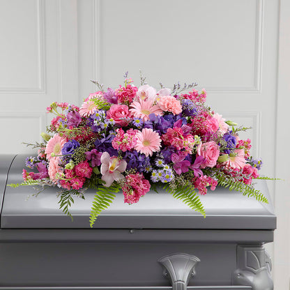 Glorious Garden Casket Spray –  Raleighflowerexpress Llc, Holly Springs NC