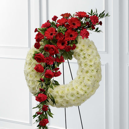 Graceful Tribute Wreath –  Raleighflowerexpress Llc, Holly Springs NC
