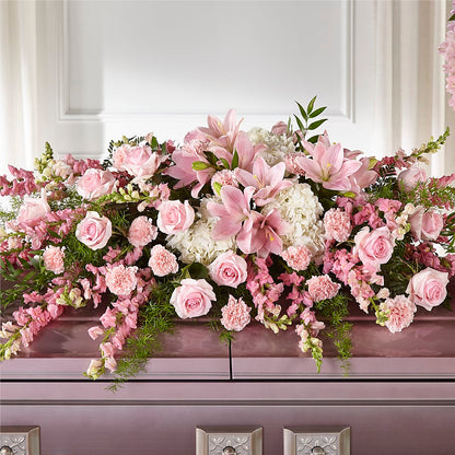 Life & Remembrance Casket Spray –  Raleighflowerexpress Llc, Holly Springs NC
