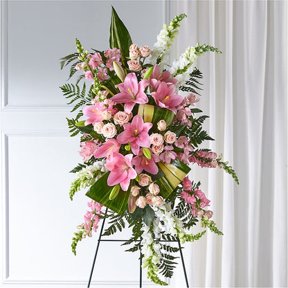 Elegant Embrace Standing Spray –  Raleighflowerexpress Llc, Holly Springs NC