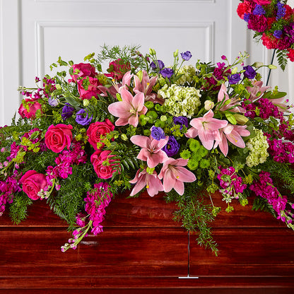 Radiant Tribute Casket Spray –  Raleighflowerexpress Llc, Holly Springs NC