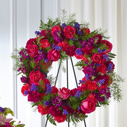 Calming Colors Wreath –  Raleighflowerexpress Llc, Holly Springs NC