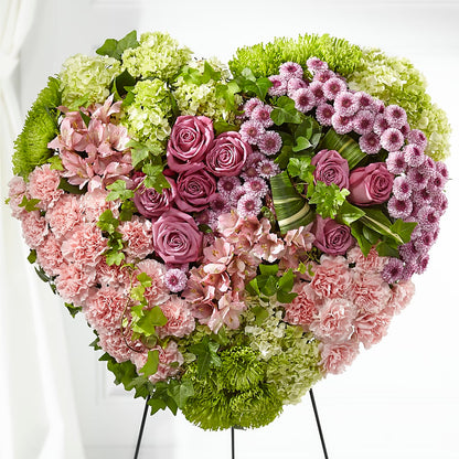 Heartwarming Standing Heart –  Raleighflowerexpress Llc, Holly Springs NC
