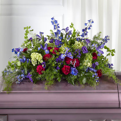 Always Treasured Casket Spray –  Raleighflowerexpress Llc, Holly Springs NC
