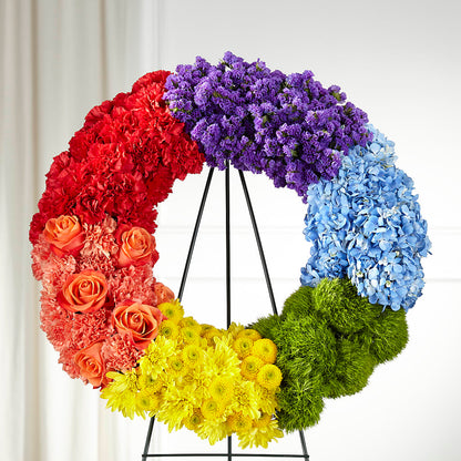 Circle of Love Wreath –  Raleighflowerexpress Llc, Holly Springs NC