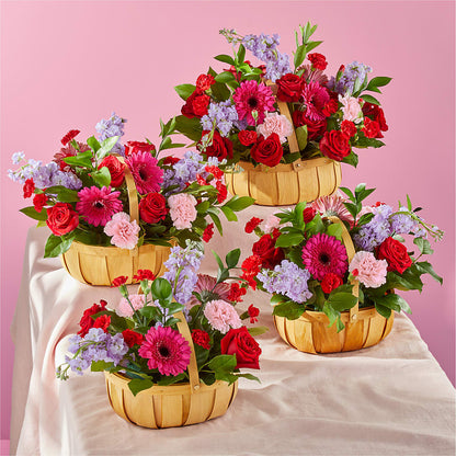 Pink Picnic Basket –  Raleighflowerexpress Llc, Holly Springs NC