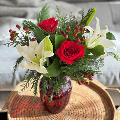 Evergreen Delight Bouquet –  Raleighflowerexpress Llc, Holly Springs NC