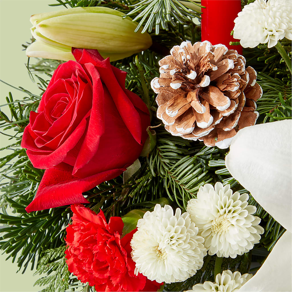 Seasonal Festivities Centerpiece –  Raleighflowerexpress Llc, Holly Springs NC