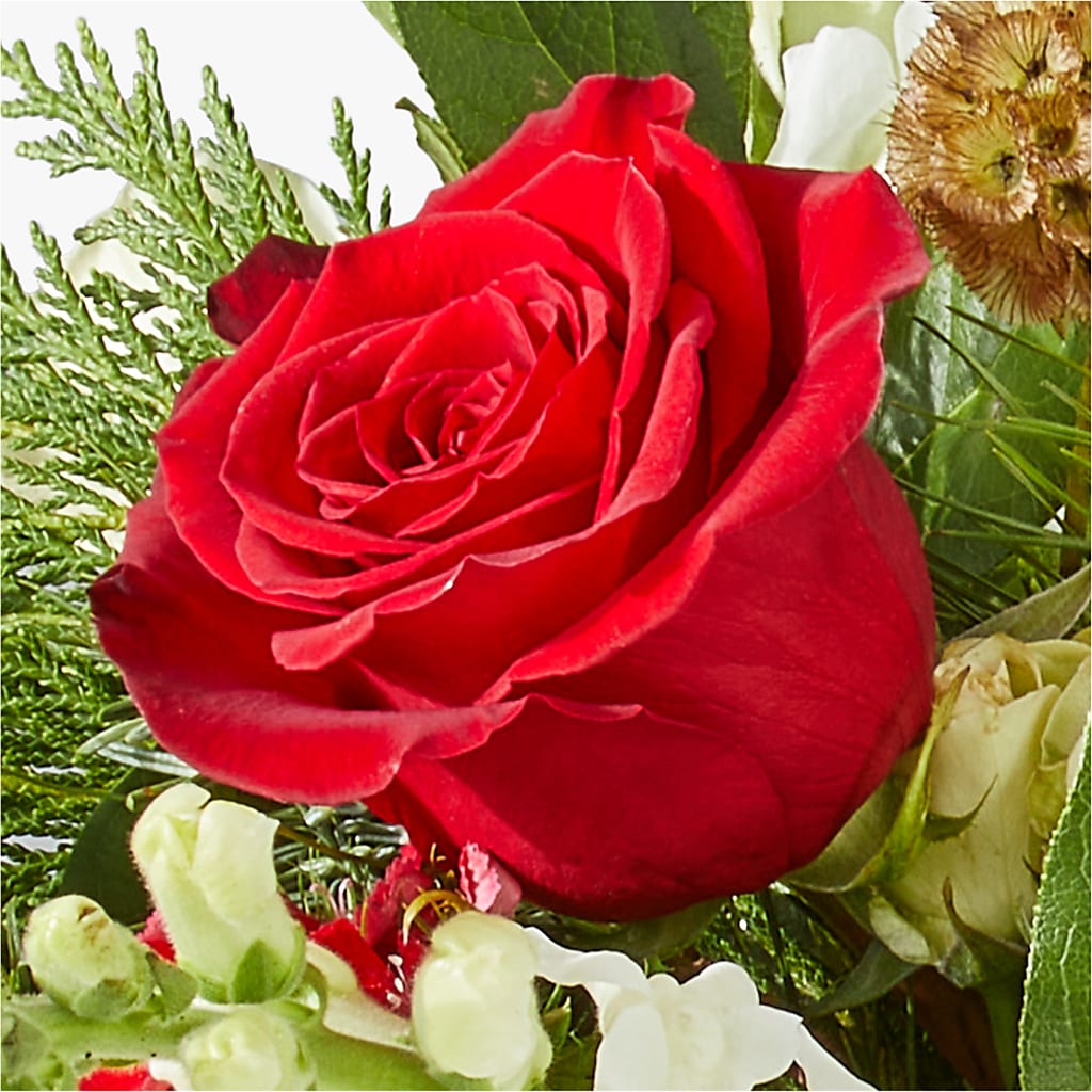 Deck the Halls Bouquet –  Raleighflowerexpress Llc, Holly Springs NC