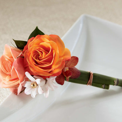 Sunset Dream Boutonniere –  Raleighflowerexpress Llc, Holly Springs NC