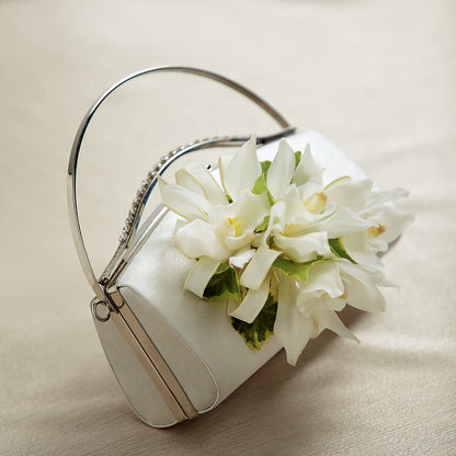 White Purse Decor –  Raleighflowerexpress Llc, Holly Springs NC